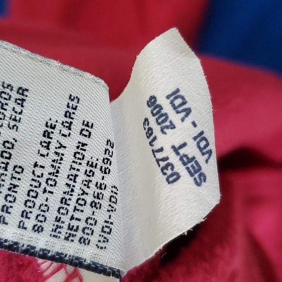 Tommy Hilfiger XL pink poly quarter zip pullover with full pouch (2006) - Picture 8 of 11